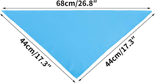 Segarty 60 Pack Pet Scarf, 26.7"x17.3" Triangle Bibs Washable Dog Bandanas Accessories Bulk for Small Medium Dogs Cats Large Puppy, Adjustable Reversible Boy Pets Birthday Kerchief