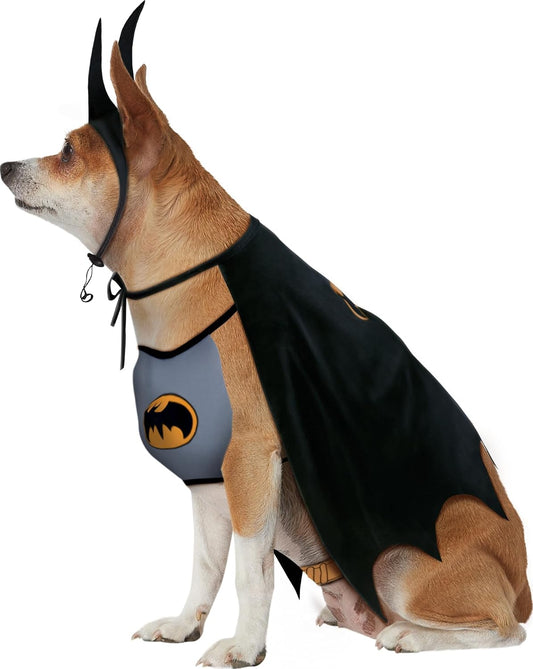 DC Comics Superheroes: Batman Pet Costume for Dogs or Cats by Rubies, Medium