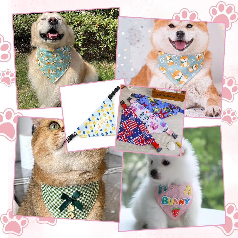 OLYCRAFT 4Pcs 4 Sizes Dog Bandana Sewing Template Set 5/5.5/6/7.5 inch Long Reversible Trapezoid Template Quilting Acrylic Quilting Template Stencil for Dogs Cats Pets Bib Bandana Headscarf Making
