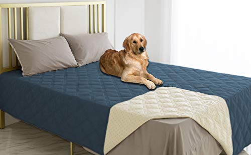 Ameritex Waterproof Dog Bed Cover Pet Blanket with Anti-Slip Back