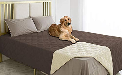 Ameritex Waterproof Dog Bed Cover Pet Blanket with Anti-Slip Back