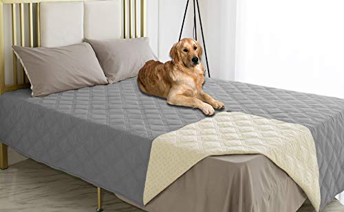 Ameritex Waterproof Dog Bed Cover Pet Blanket with Anti-Slip Back