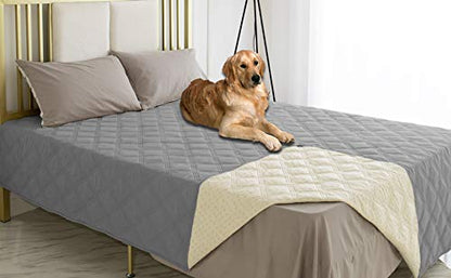 Ameritex Waterproof Dog Bed Cover Pet Blanket with Anti-Slip Back