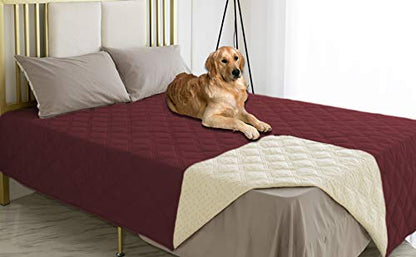 Ameritex Waterproof Dog Bed Cover Pet Blanket with Anti-Slip Back