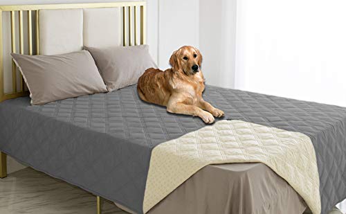 Ameritex Waterproof Dog Bed Cover Pet Blanket with Anti-Slip Back