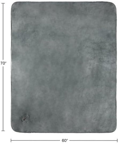 PETMAKER Waterproof Reversible Dog Blanket, Gray, 60” x 70”