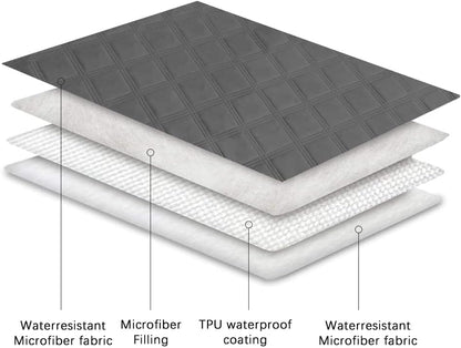 Ameritex Waterproof Dog Bed Cover Pet Blanket with Anti-Slip Back