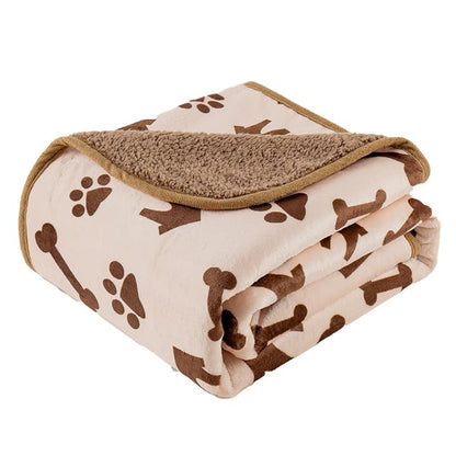 Waterproof Dog Blankets for Large Dogs 50"x60" Dark Grey