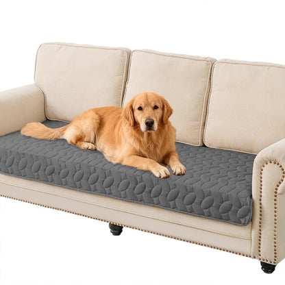 Ameritex Pet Bed Cover Dog Bed Blanket for Sofa and Furniture Waterproof New Pattern Design (52x82 Inch, Dark Grey)