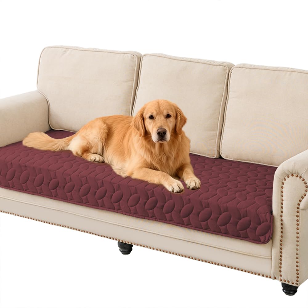 Ameritex Pet Bed Cover Dog Bed Blanket for Sofa and Furniture Waterproof New Pattern Design (52x82 Inch, Dark Grey)