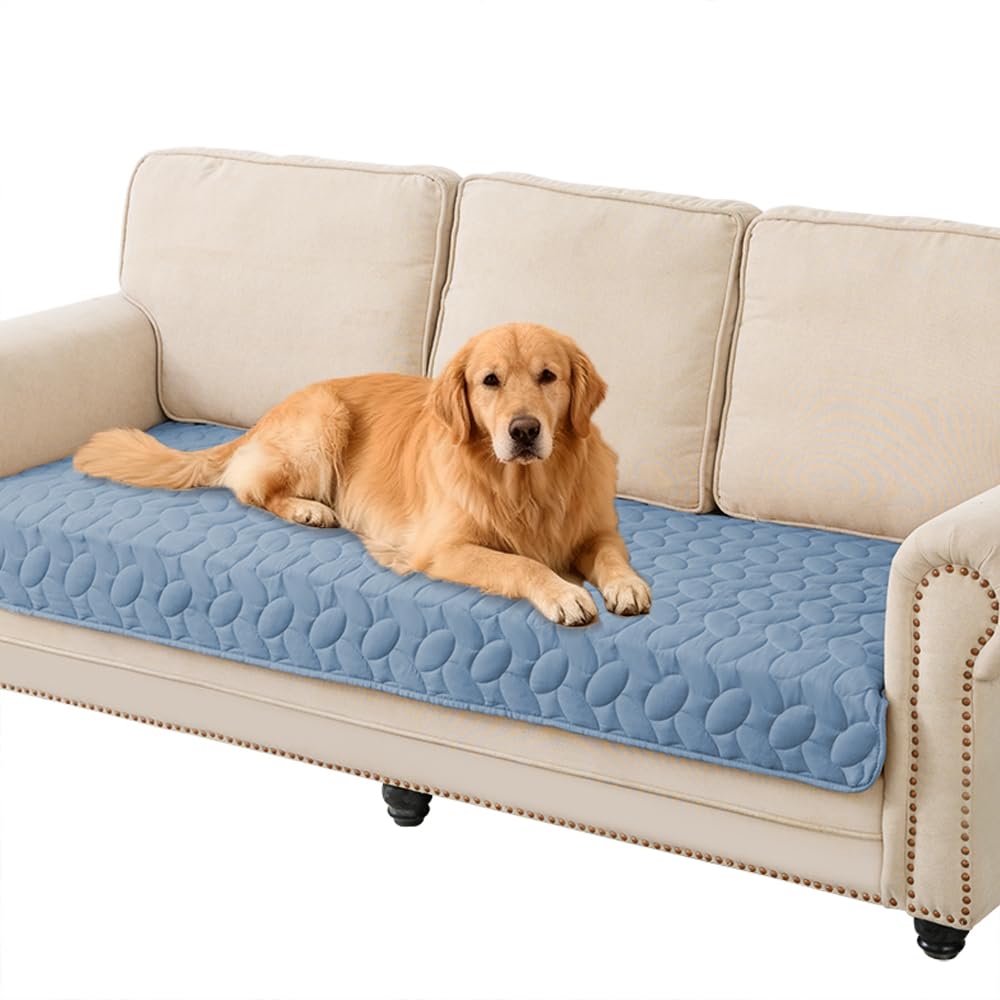 Ameritex Pet Bed Cover Dog Bed Blanket for Sofa and Furniture Waterproof New Pattern Design (52x82 Inch, Dark Grey)