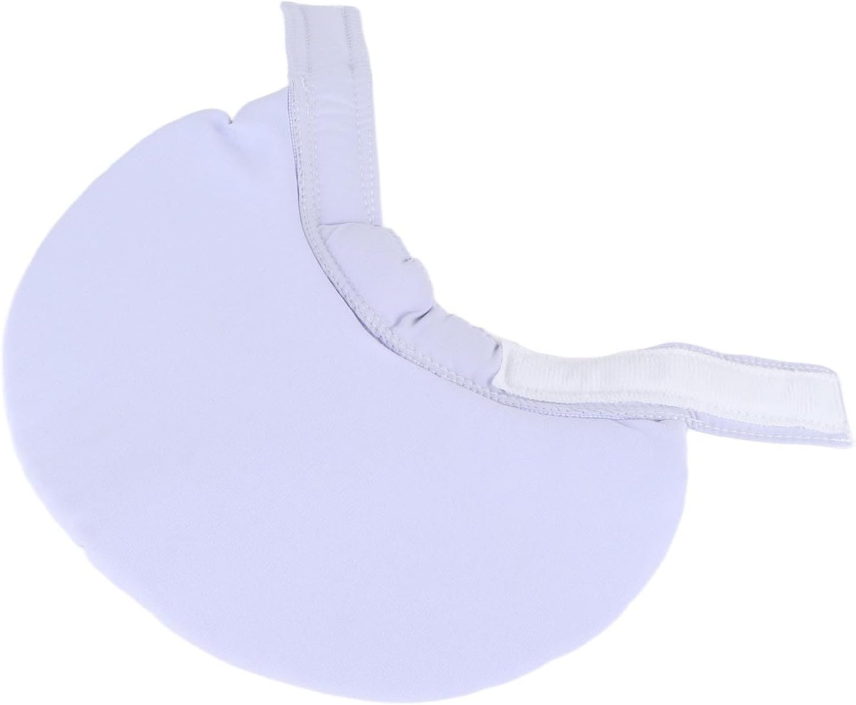 Yinhing Pet Bib for Cats Soft Lightweight Licking and Biting Prevention Hook and Closure Absorbent Saliva Towel M Size Stylish Design for Comfort and Cleanliness (Light Blue)