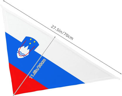 Flag of Slovenia Soft Breathable Pet Triangle Bib Dog Bandanas for Dogs Cats Fashion Feeding Dribble Bib Home Outdoors Pet Bandana Dog