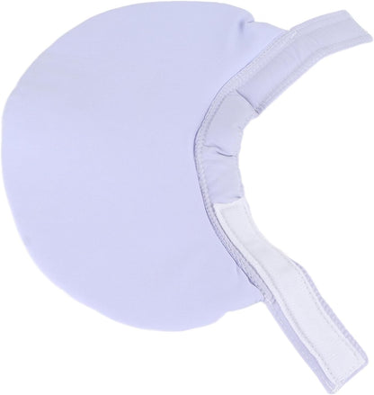 Yinhing Pet Bib for Cats Soft Lightweight Licking and Biting Prevention Hook and Closure Absorbent Saliva Towel M Size Stylish Design for Comfort and Cleanliness (Light Blue)