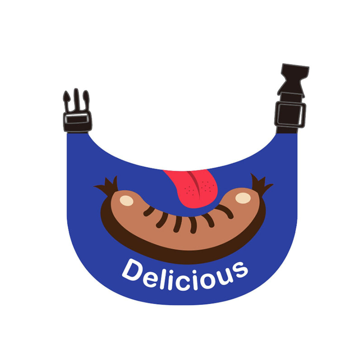 Dog Bandana Sausage Waterproof Cute Comfortable Dog Drool Bib Adjustable Bib Handkerchief Accessories for Small, Medium, Large and Extra-Large Dogs (XL,Brown)