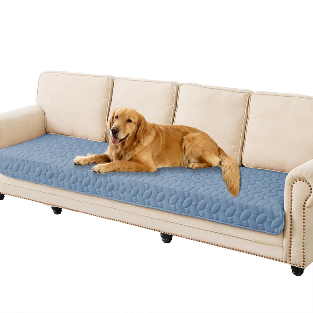 Ameritex Pet Bed Cover Dog Bed Blanket for Sofa and Furniture Waterproof New Pattern Design (52x82 Inch, Dark Grey)