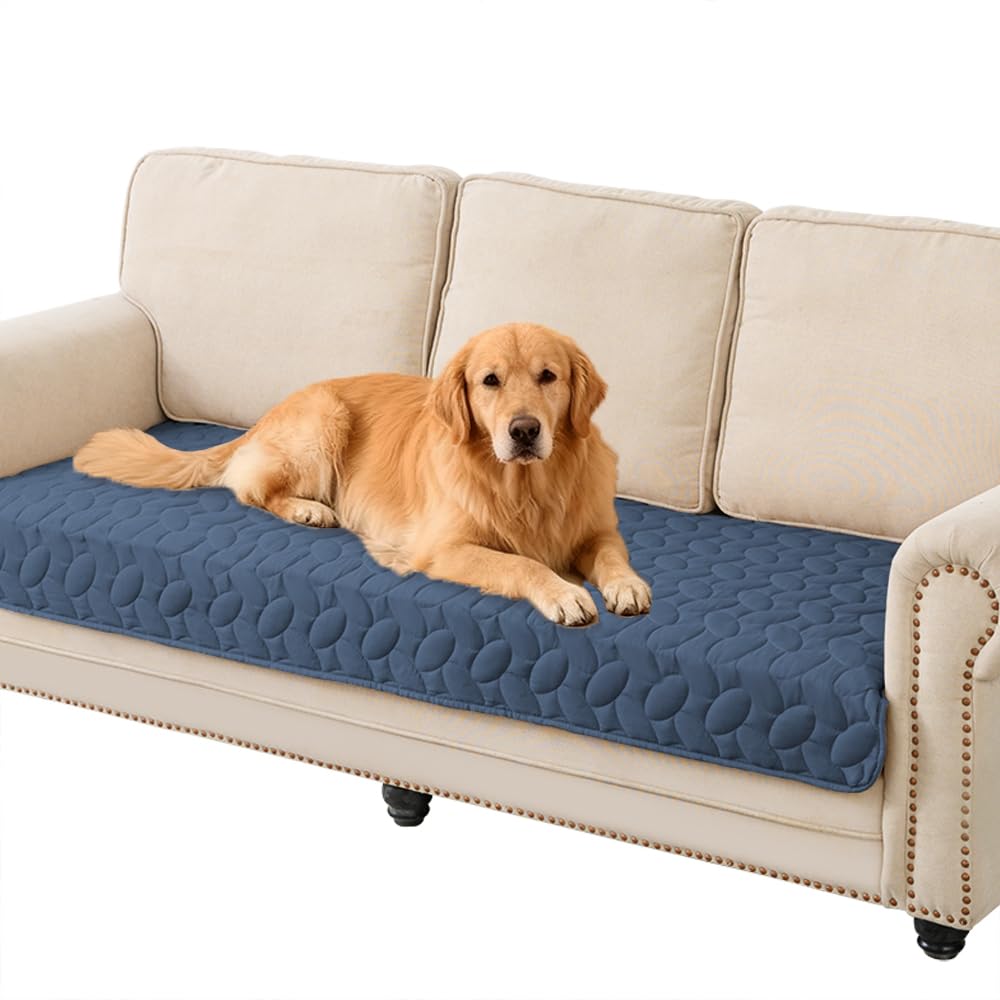 Ameritex Pet Bed Cover Dog Bed Blanket for Sofa and Furniture Waterproof New Pattern Design (52x82 Inch, Dark Grey)