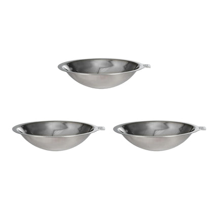 Felli Oblik Elevated Cat Bowl Removable Stainless Steel Wide Dish for Dry Wet Food Feeding & Dishwasher Clean, Slanted Whisker Fatigue Friendly Metal Plate (Classic, 0.5 Cups Shallow Dish)