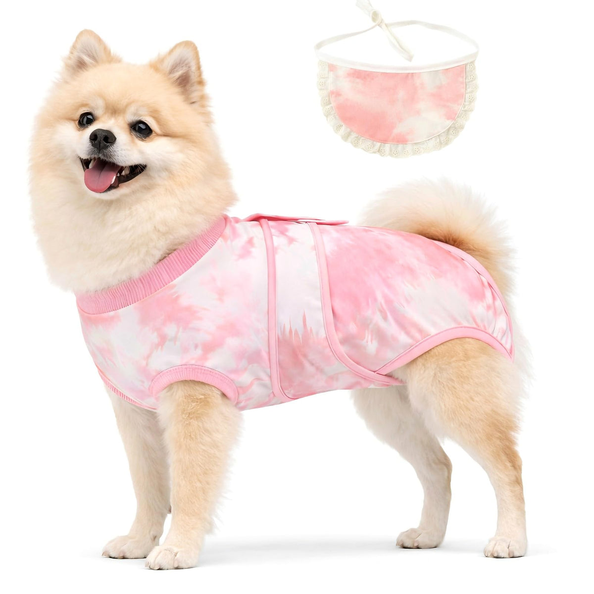 Surgery Recovery Suit for Female Male Dog, Soft Onesie After Spay Neuter,XS