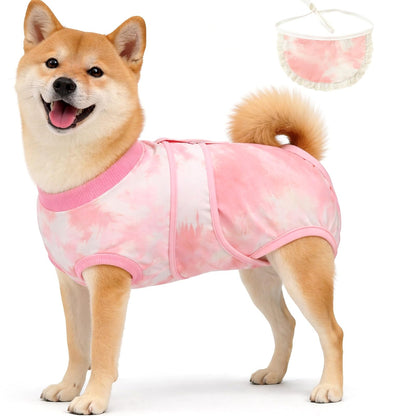 Surgery Recovery Suit for Female Male Dog, Soft Onesie After Spay Neuter,XS