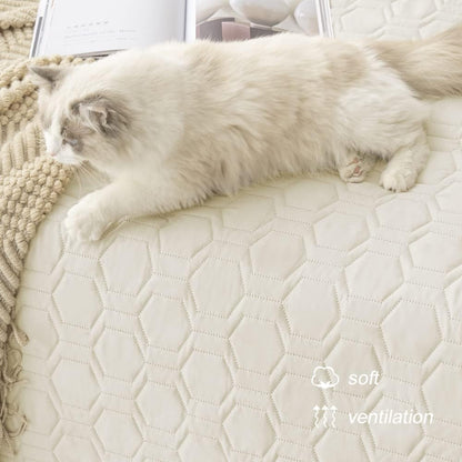 Tcksstex Waterproof Blanket Couch Cover for Dogs Pet Sofa Protector