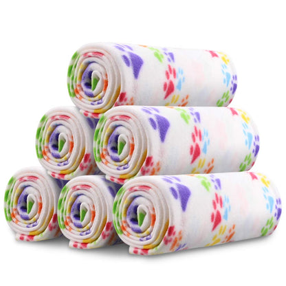 Comsmart Dog Blankets, 6 Pack Fleece Pet Blankets, 24x28 Inches