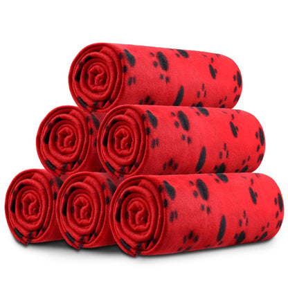 Comsmart Dog Blankets, 6 Pack Fleece Pet Blankets, 24x28 Inches