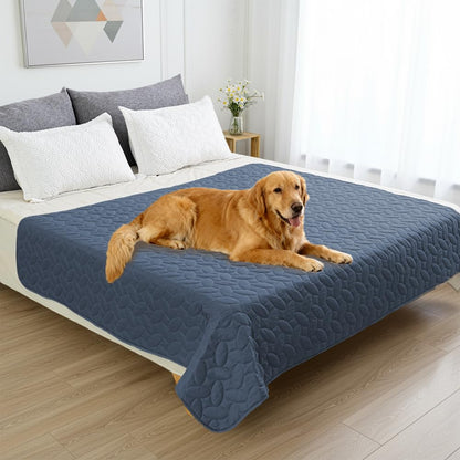 Ameritex Pet Bed Cover Dog Bed Blanket for Sofa and Furniture Waterproof New Pattern Design (52x82 Inch, Dark Grey)