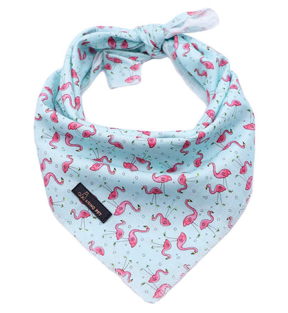 ARING PET Summer Dog Bandana-Cute Blue Dog Bandanas, Comfortable Pet Scarf Dogs Triangle Bibs for Small to Large Boy Girl Dogs and Cats