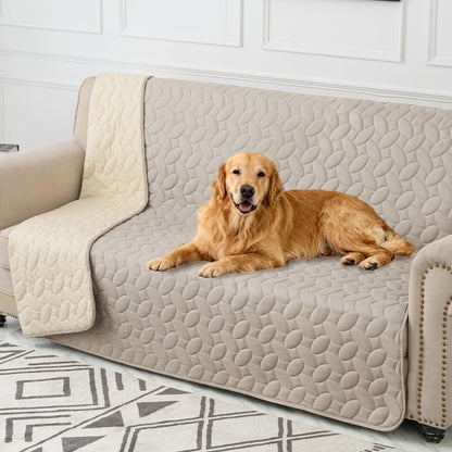 Ameritex Pet Bed Cover Dog Bed Blanket for Sofa and Furniture Waterproof New Pattern Design (52x82 Inch, Dark Grey)