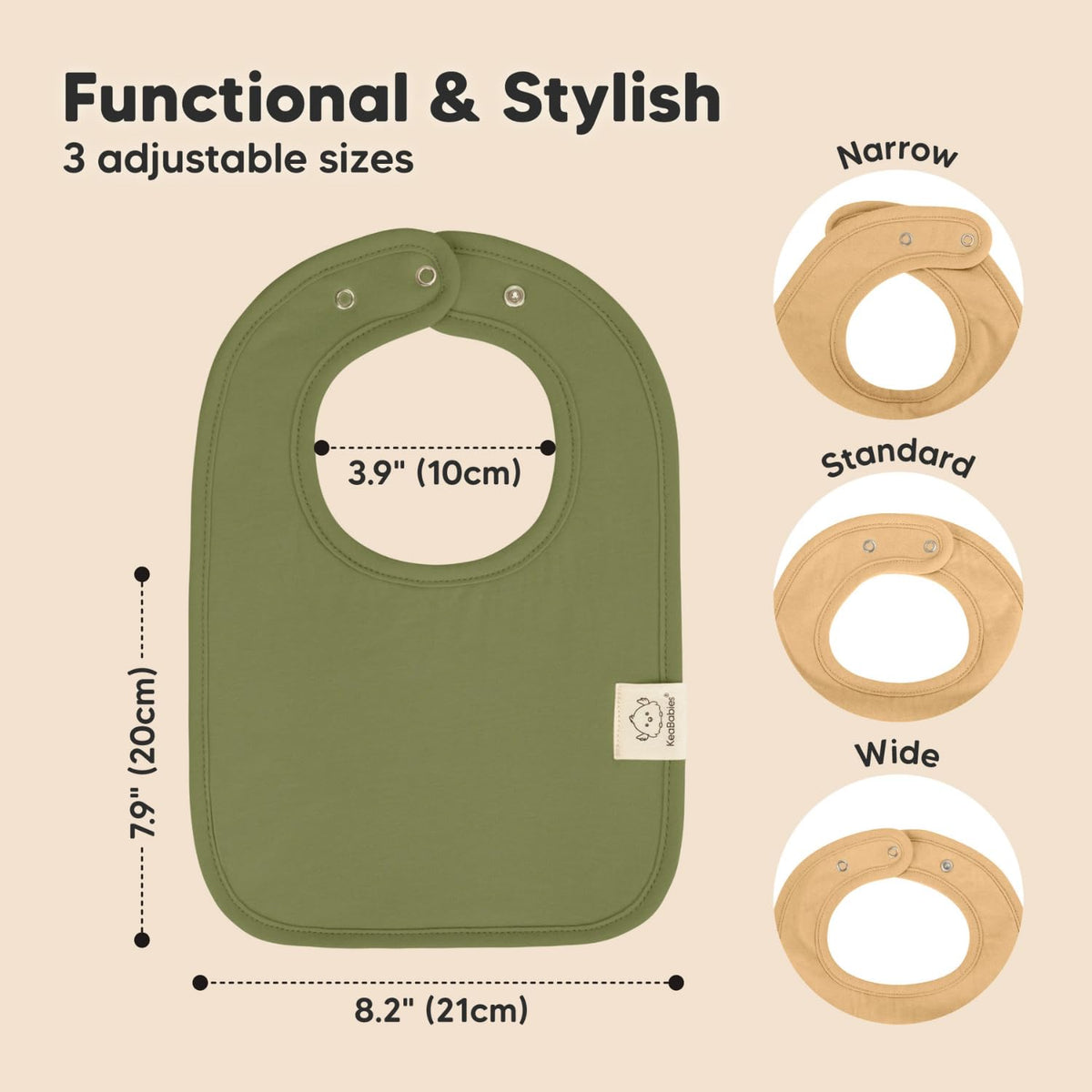 KeaBabies 8-Pack Organic Baby Bibs for Boys, Girls Drool Bibs (Cruise)