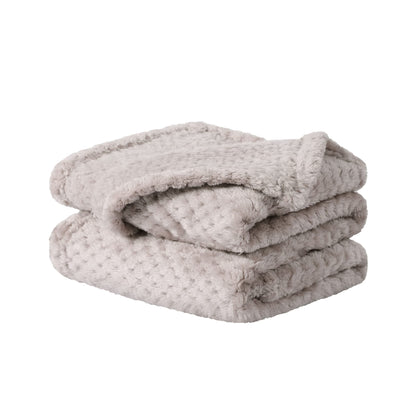 uxcell Fluffy Knitted Pet Blanket for Kitten Doggy 27x40 Burgundy