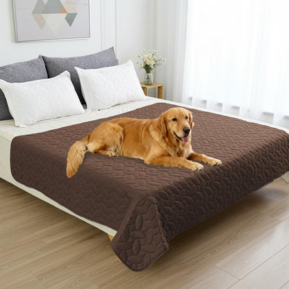 Ameritex Pet Bed Cover Dog Bed Blanket for Sofa and Furniture Waterproof New Pattern Design (52x82 Inch, Dark Grey)