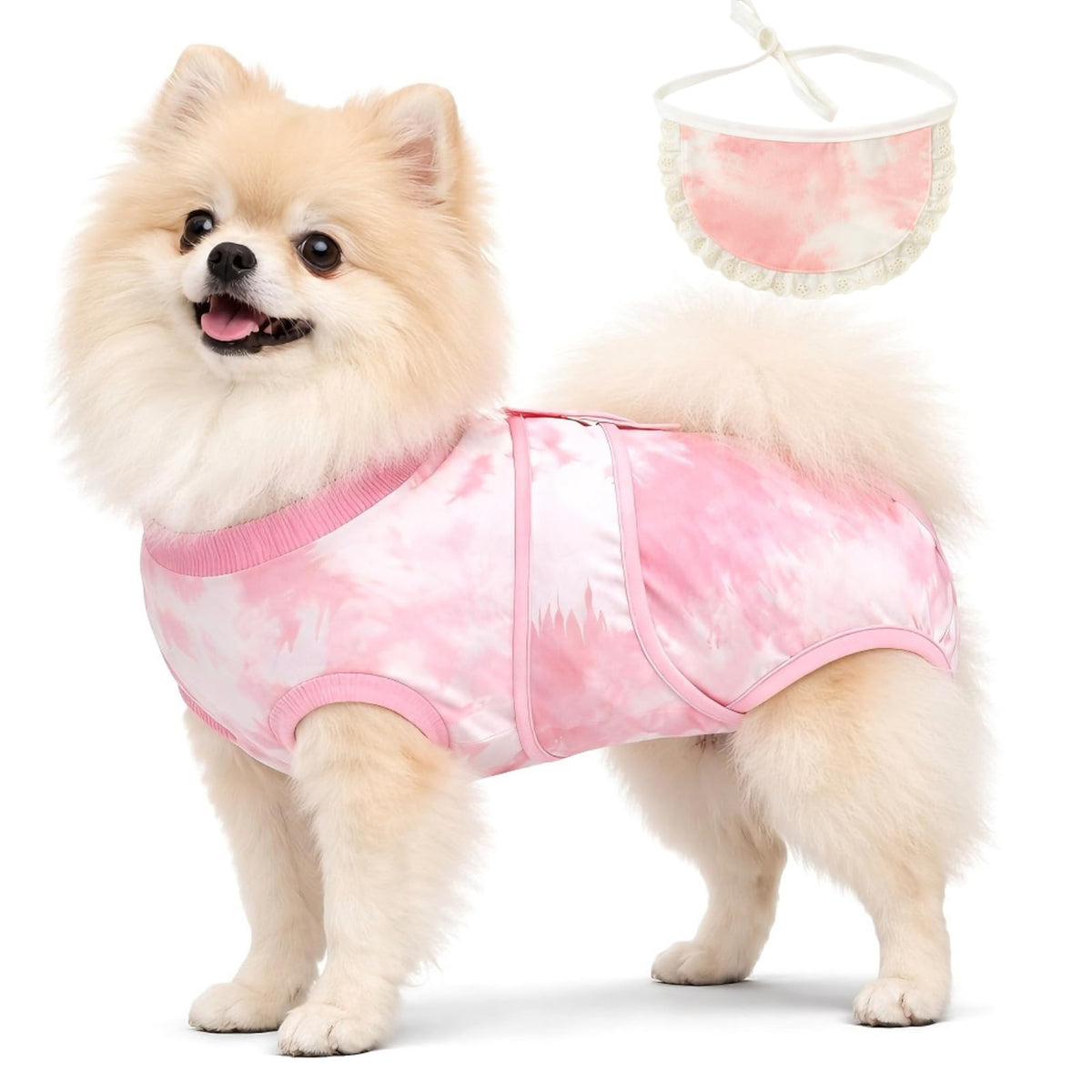 Surgery Recovery Suit for Female Male Dog, Soft Onesie After Spay Neuter,XS