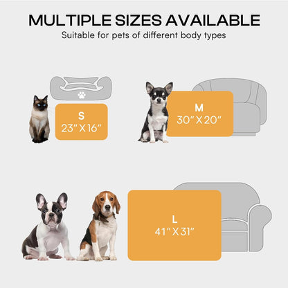 1 Pack 6 Blankets Dog Cat Soft Fluffy Fleece Pet Blanket Warm Cute Print Design Puppy Kitten Blanket Doggy Dot Small(23"x16")