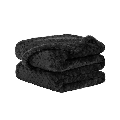 uxcell Fluffy Knitted Pet Blanket for Kitten Doggy 27x40 Burgundy