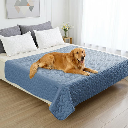 Ameritex Pet Bed Cover Dog Bed Blanket for Sofa and Furniture Waterproof New Pattern Design (52x82 Inch, Dark Grey)