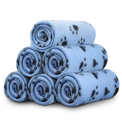Comsmart Dog Blankets, 6 Pack Fleece Pet Blankets, 24x28 Inches