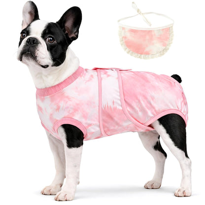 Surgery Recovery Suit for Female Male Dog, Soft Onesie After Spay Neuter,XS