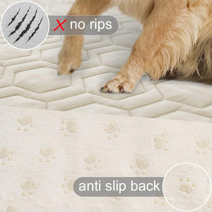 Tcksstex Waterproof Blanket Couch Cover for Dogs Pet Sofa Protector