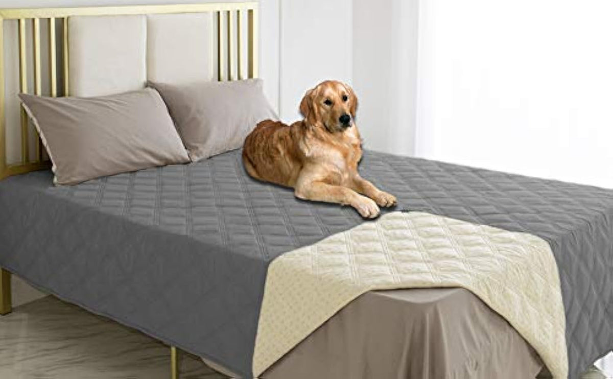 Ameritex Waterproof Dog Bed Cover Pet Blanket with Anti-Slip Back