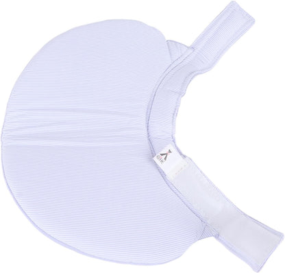 Yinhing Pet Bib for Cats Soft Lightweight Licking and Biting Prevention Hook and Closure Absorbent Saliva Towel M Size Stylish Design for Comfort and Cleanliness (Light Blue)
