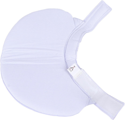 Yinhing Pet Bib for Cats Soft Lightweight Licking and Biting Prevention Hook and Closure Absorbent Saliva Towel M Size Stylish Design for Comfort and Cleanliness (Light Blue)