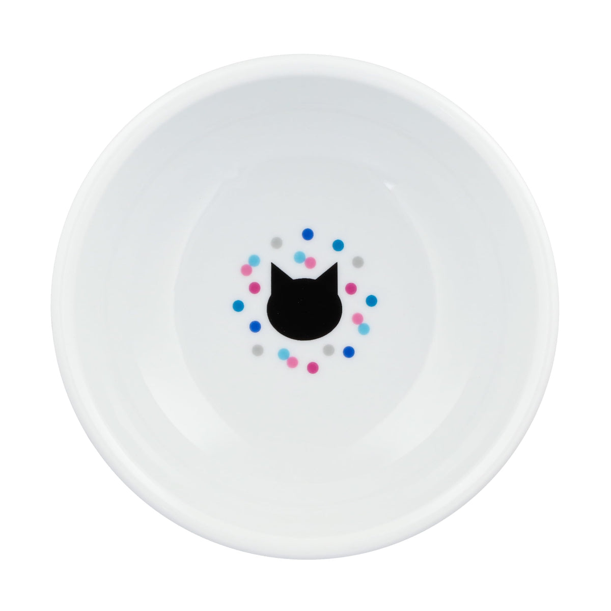 Necoichi Ceramic Elevated Cat Food Bowl, 15° Tilted (Cat, Extra Wide Tilted)