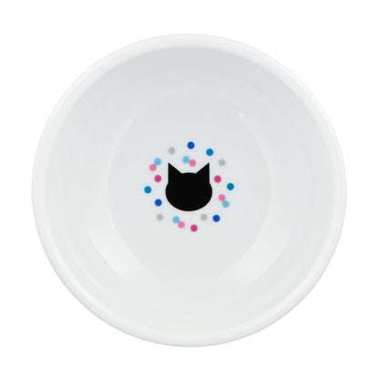 Necoichi Ceramic Elevated Cat Food Bowl, 15° Tilted (Cat, Extra Wide Tilted)