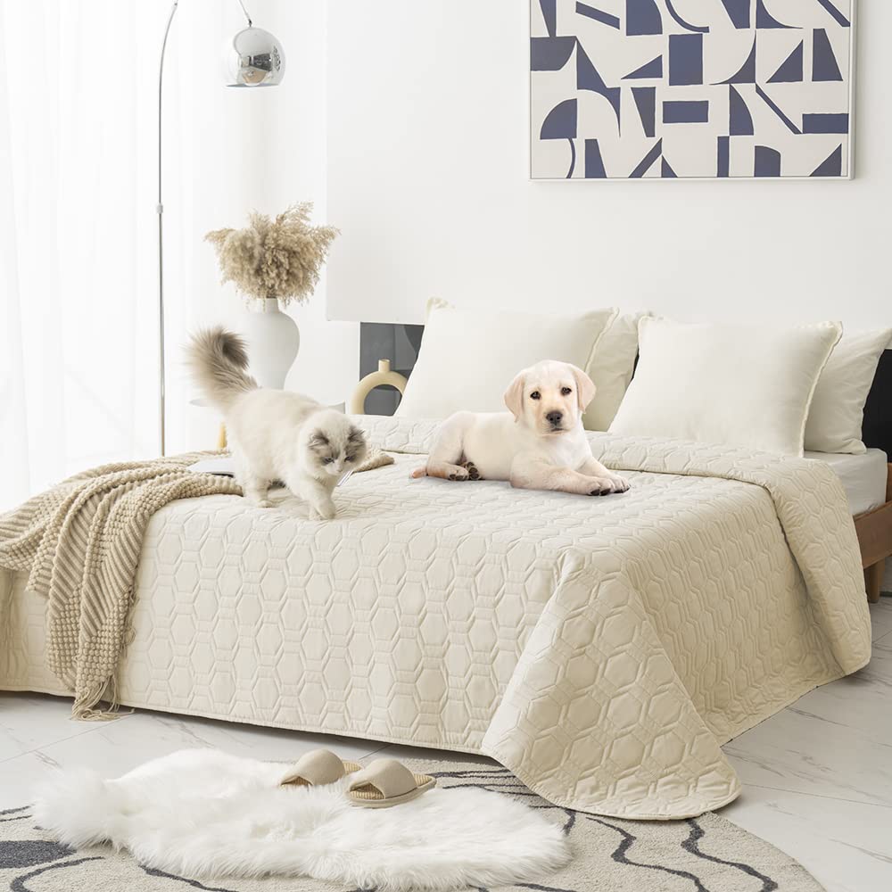 Tcksstex Waterproof Blanket Couch Cover for Dogs Pet Sofa Protector