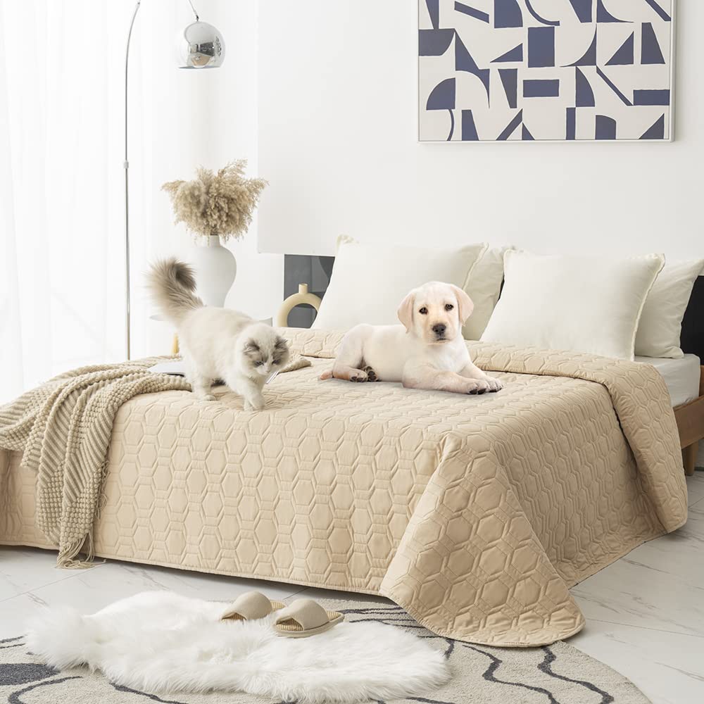 Tcksstex Waterproof Blanket Couch Cover for Dogs Pet Sofa Protector