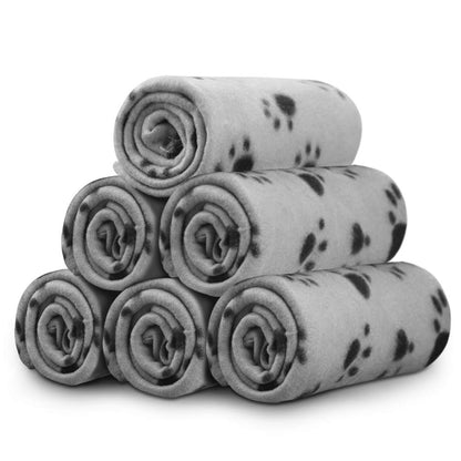Comsmart Dog Blankets, 6 Pack Fleece Pet Blankets, 24x28 Inches