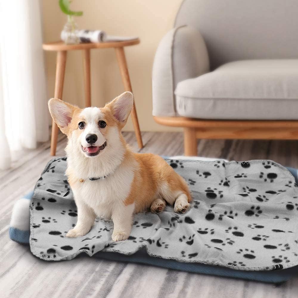 Comsmart Dog Blankets, 6 Pack Fleece Pet Blankets, 24x28 Inches