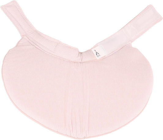 SUNGOOYUE Pet Bib for Small Dogs and Cats Cotton Sponge Dog Bandana M Size Adjustable Closure Washable Saliva Towel 3 Layer Comfort for Drool Feeding Use (Pink)